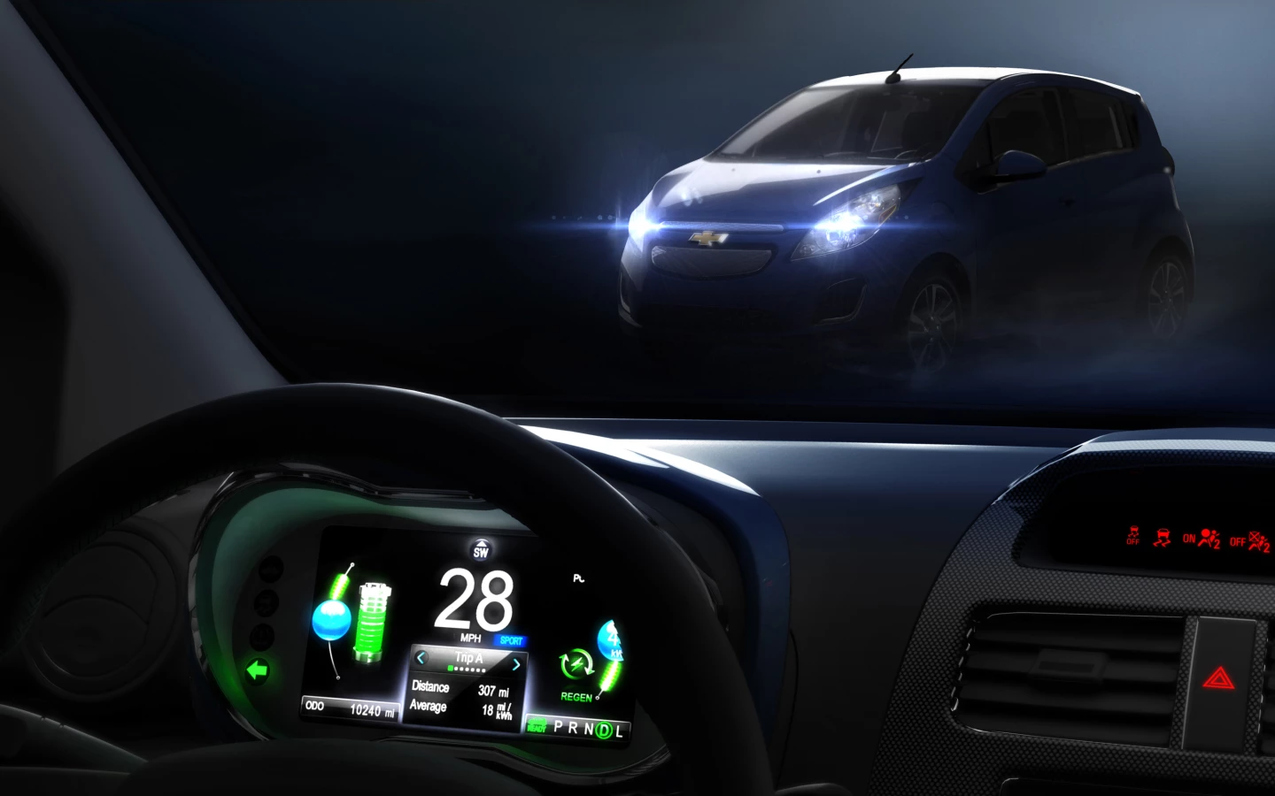 The 2013 Chevrolet Spark EV