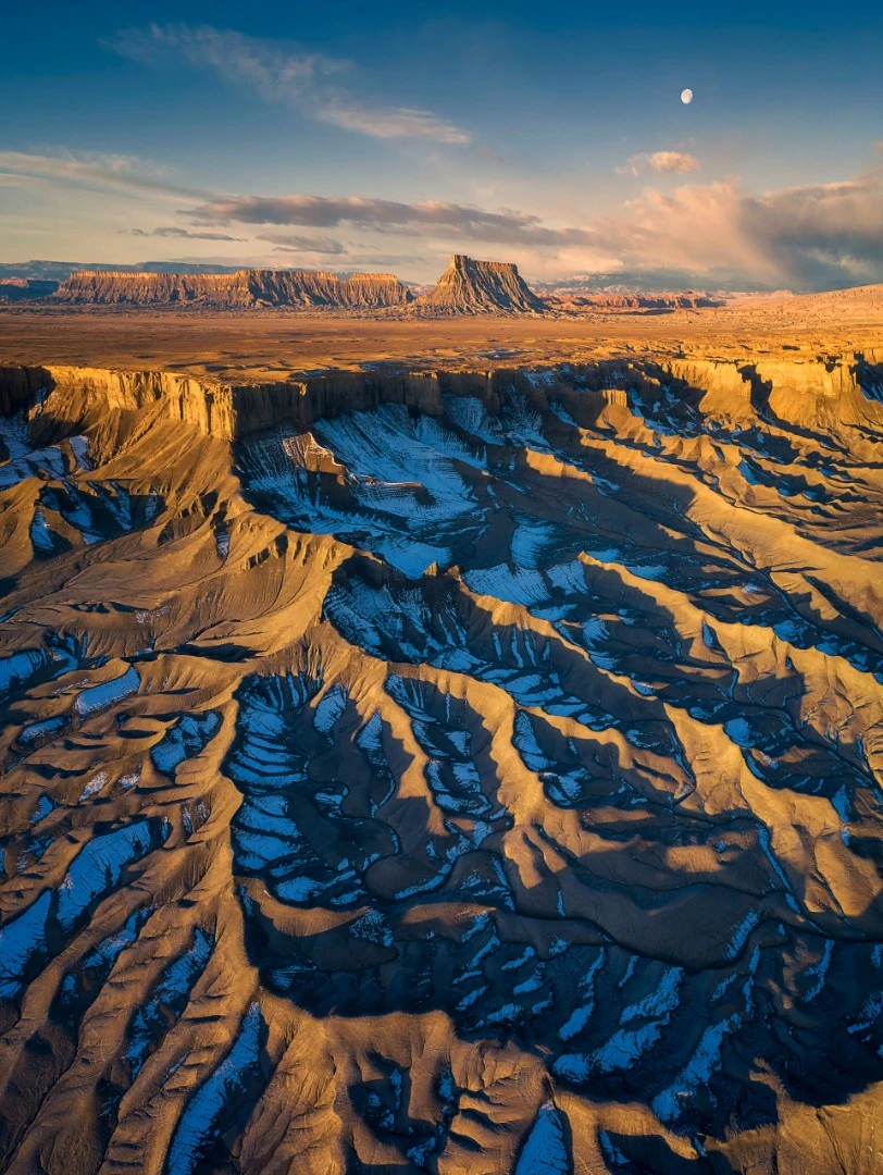 Third Place in the Nature category. This image was taken by a DJI P4P in Utah