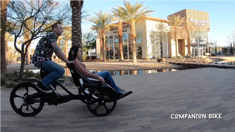 The Companion Bike in action
