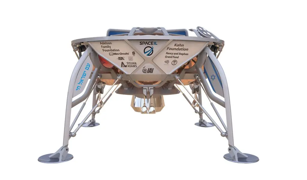 Artist's impression of Beresheet