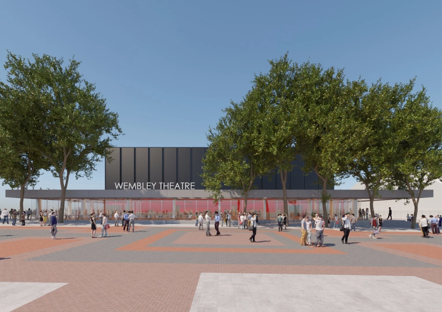 Wembley Theatre is described as "the first of a series of cultural interventions in the emerging cityscape of Wembley"