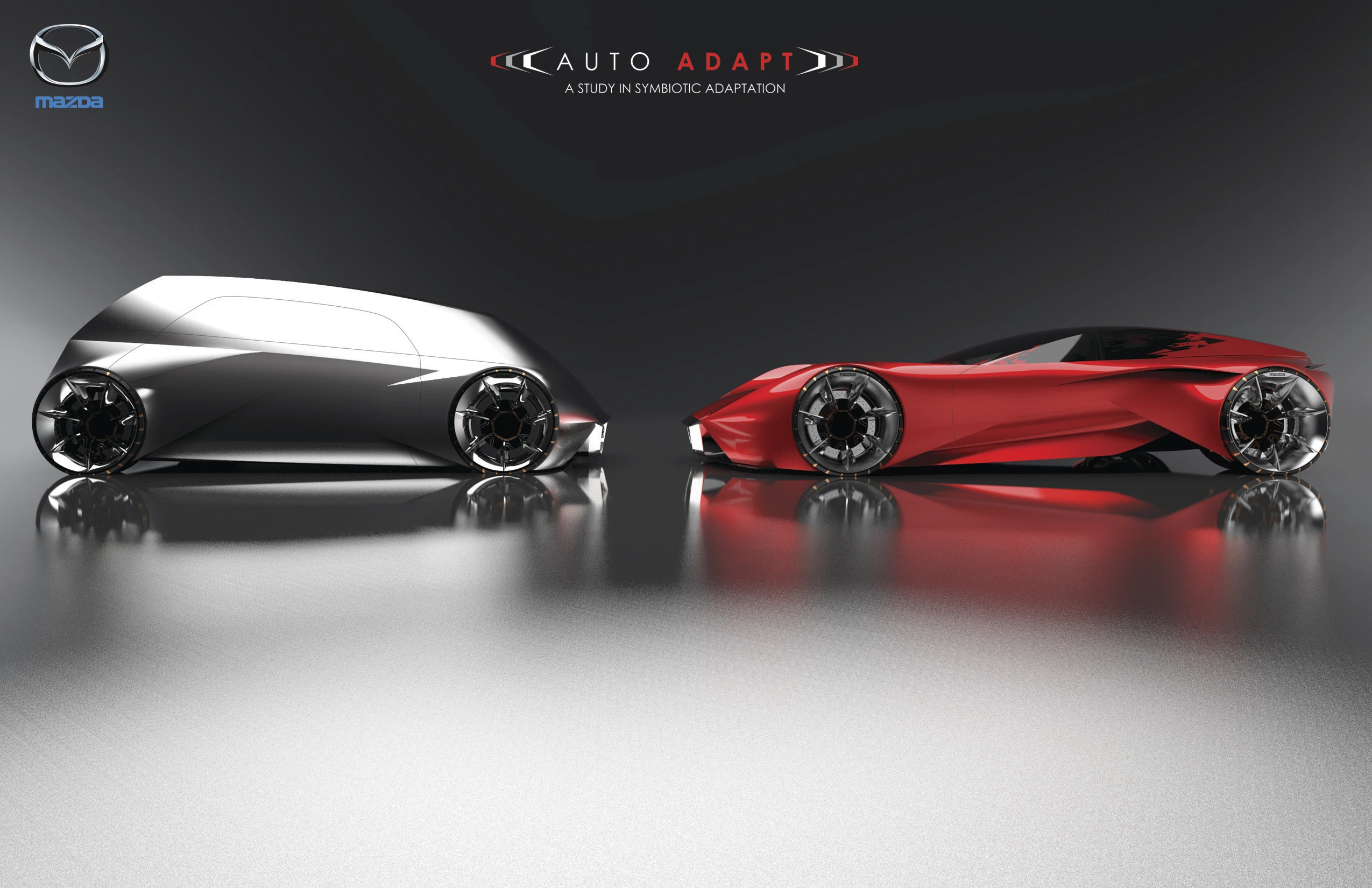Mazda's “AUTO ADAPT” imagines a vehicle that has the ability to adapt from being fully autonomous to a manual machine