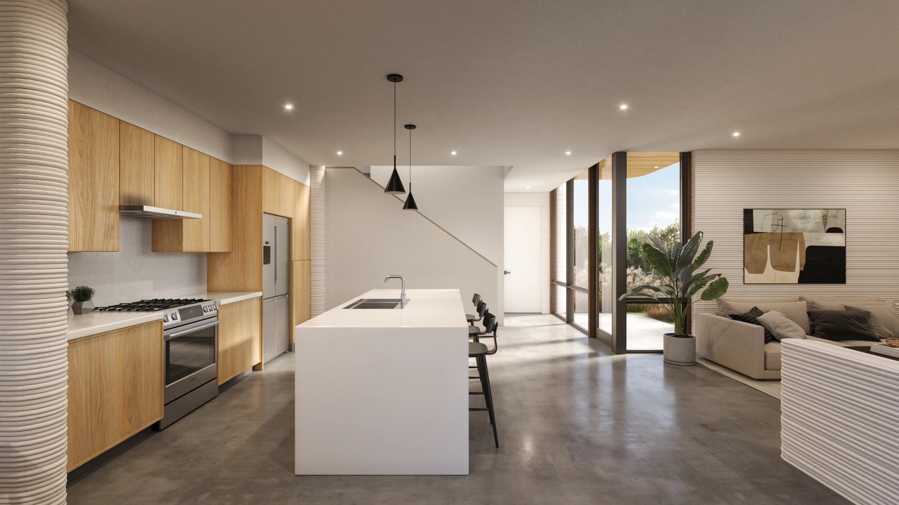 The homes will feature open layouts and light-filled interiors