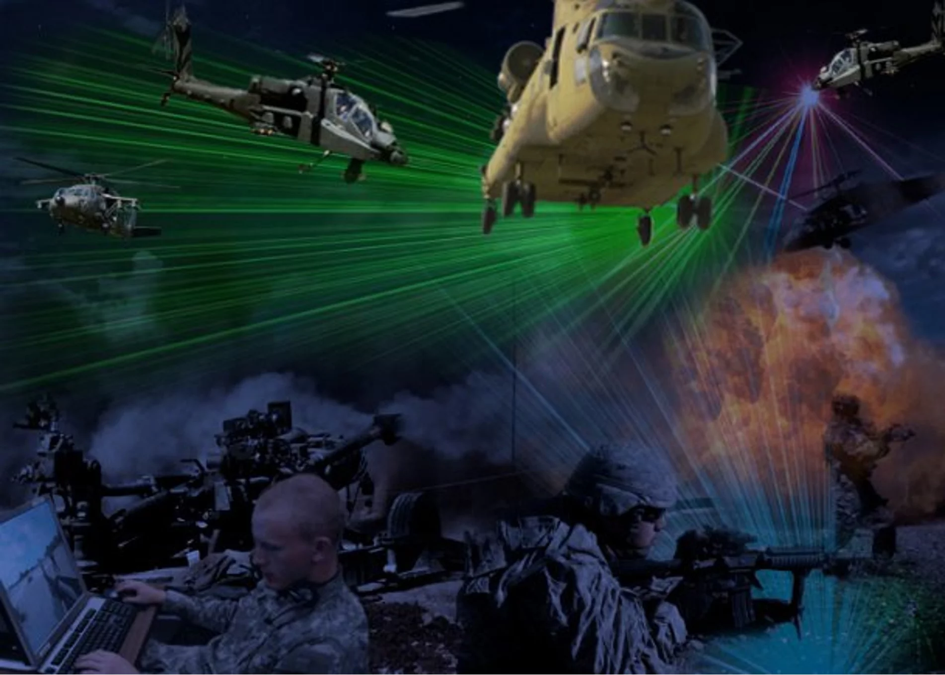 Artist's impression of the live synthetic simulation system (image: US Army/Peggy Frierson)