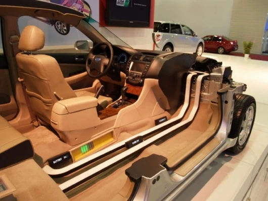 BYD technology exhibit in Detroit
