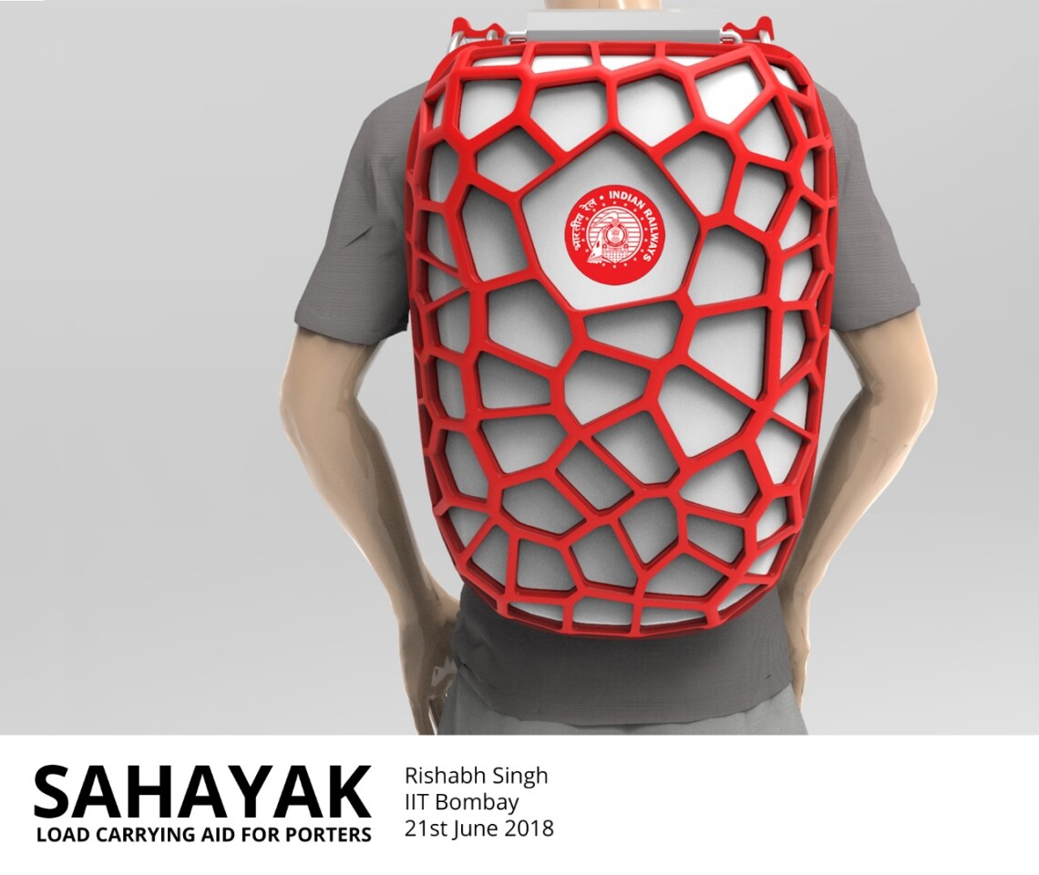 Sahayak, a load-bearing backpack designed to lighten the load for Indian porters