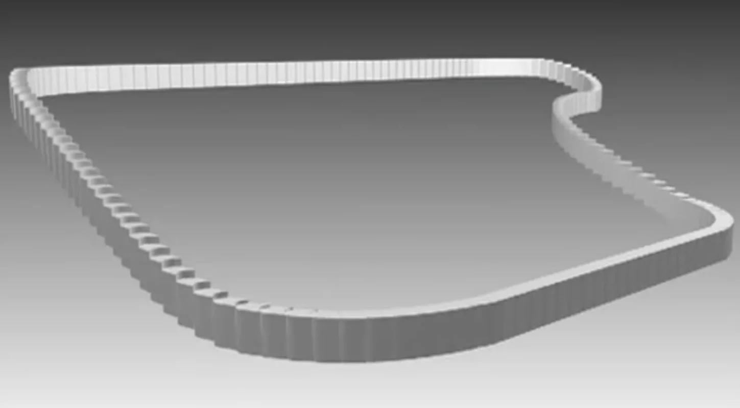 The Levytator allows curved modules to be placed in a continuous loop