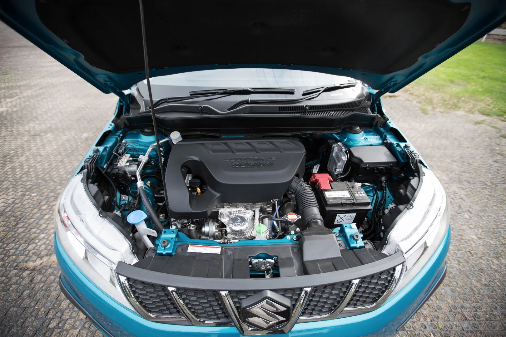 The BoosterJet engine is a highlight of the Vitara Turbo