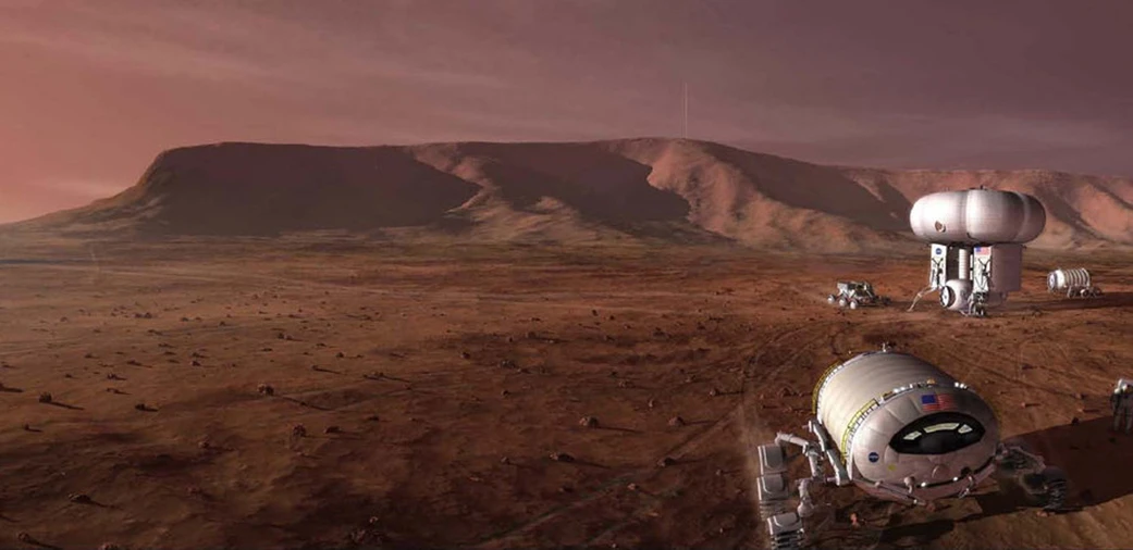 In the future, the fruit of the research could allow for the creation of manned colonies on Mars (Image: NASA)