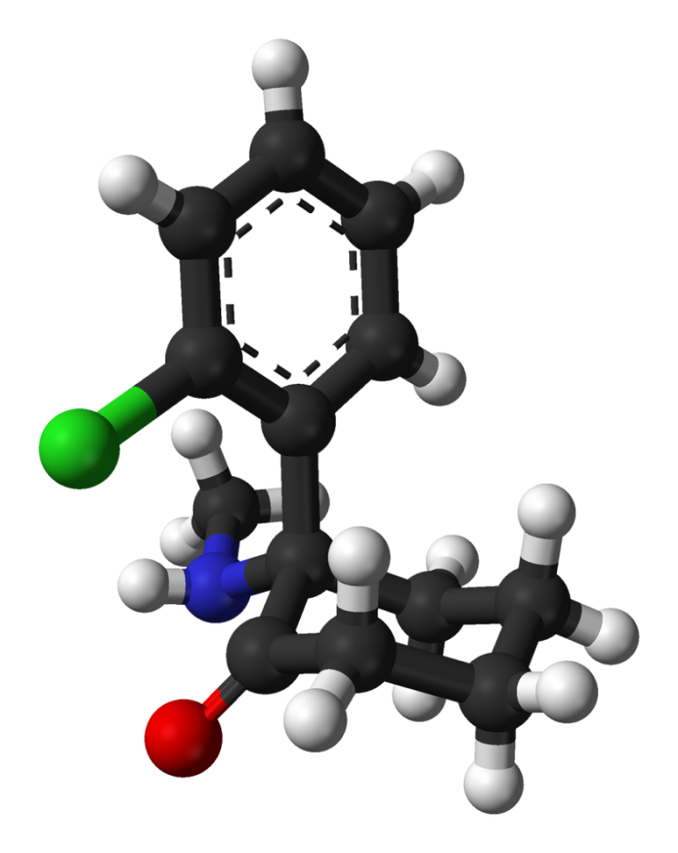 A model of the ketamine molecule