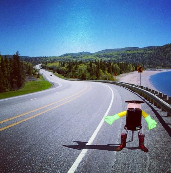hitchBOT boasts artificial intelligence (AI) and and has been endowed with speech recognition and speech processing capabilities