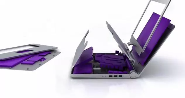 Stanford's simple-to-disassemble Bloom laptop concept is designed for easy recycling