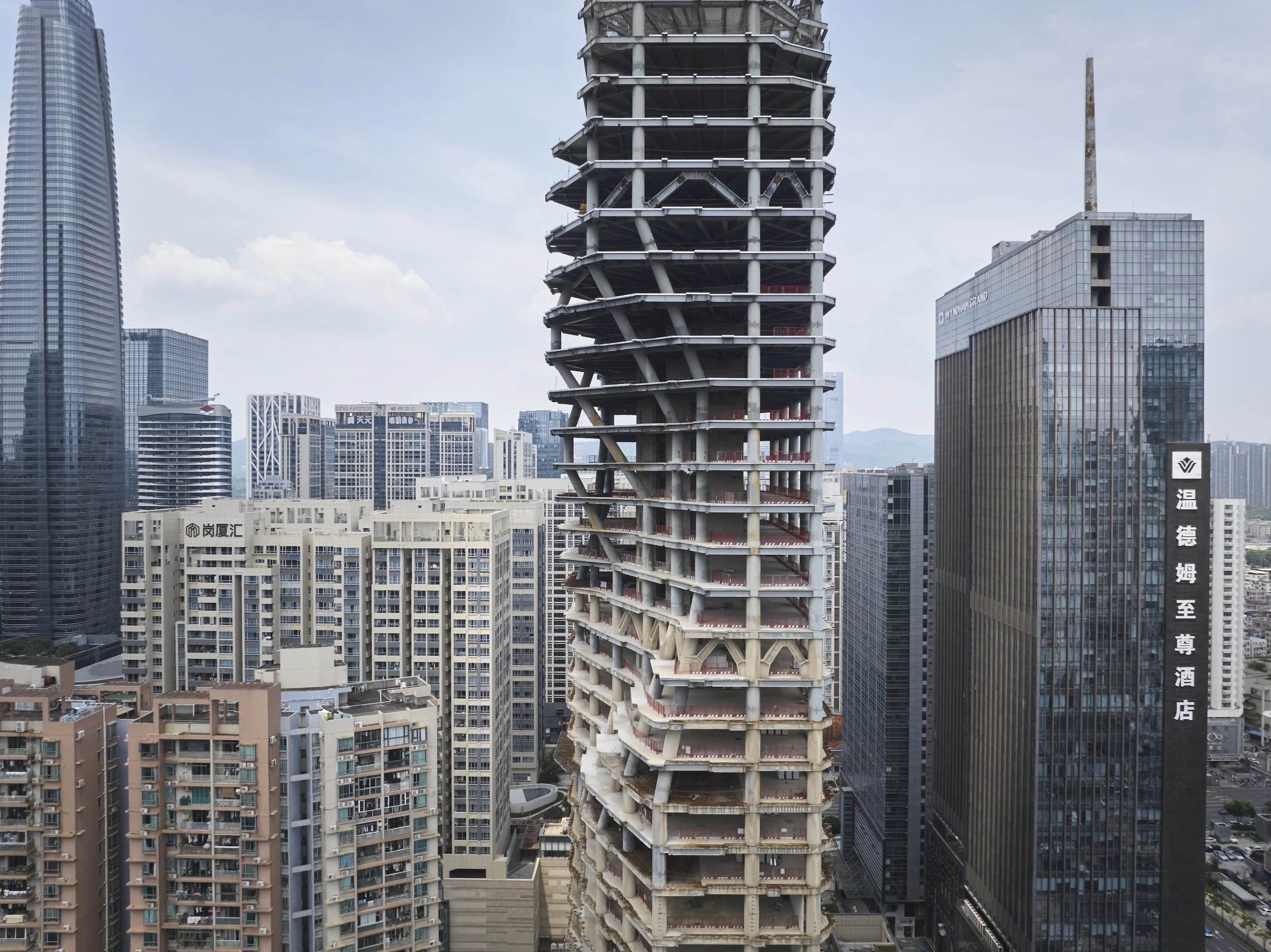 The Shenzhen Institute of Financial Technology's basic shell has already been completed