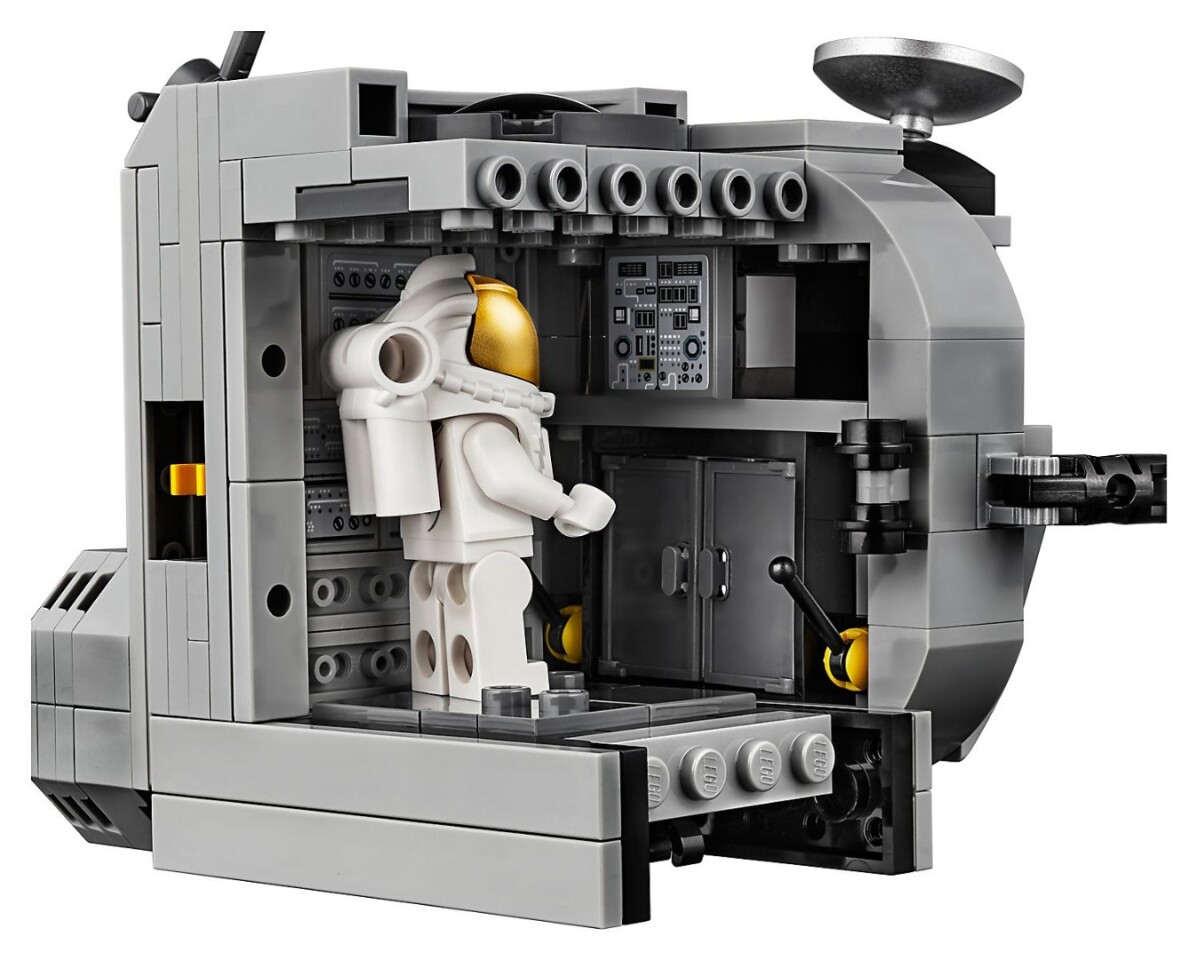 Detail of the ascent stage of the NASA Apollo 11 Lunar Lander set