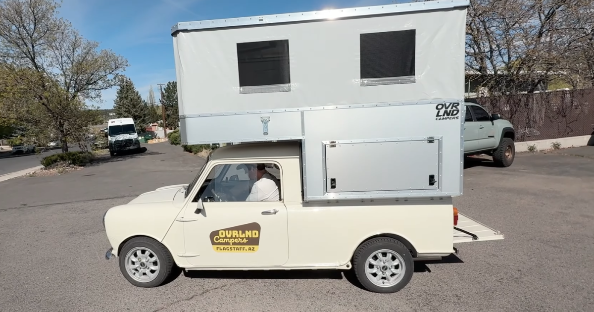 Tiny 280-lb pickup pop-top completes the kei camper America needs now