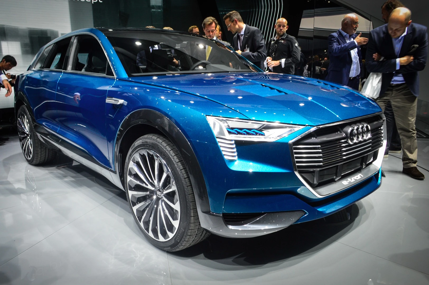 Audi estimates the e-tron quattro's range at more than 311 miles