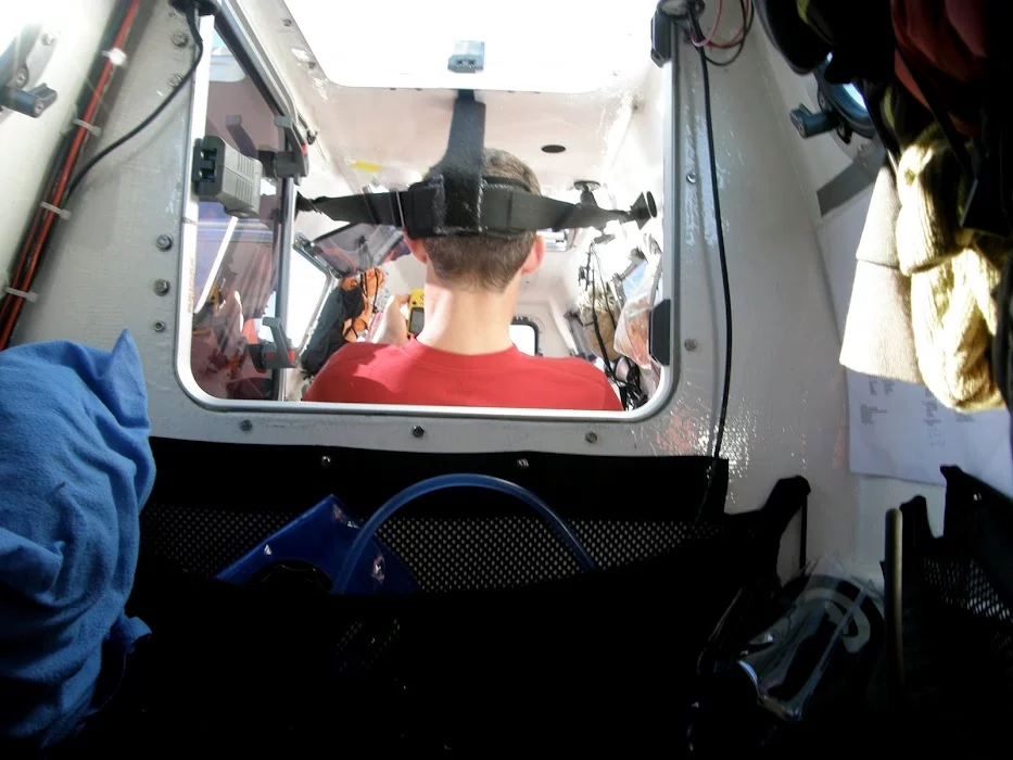 The view forward from WiTHiN's sleeping cabin