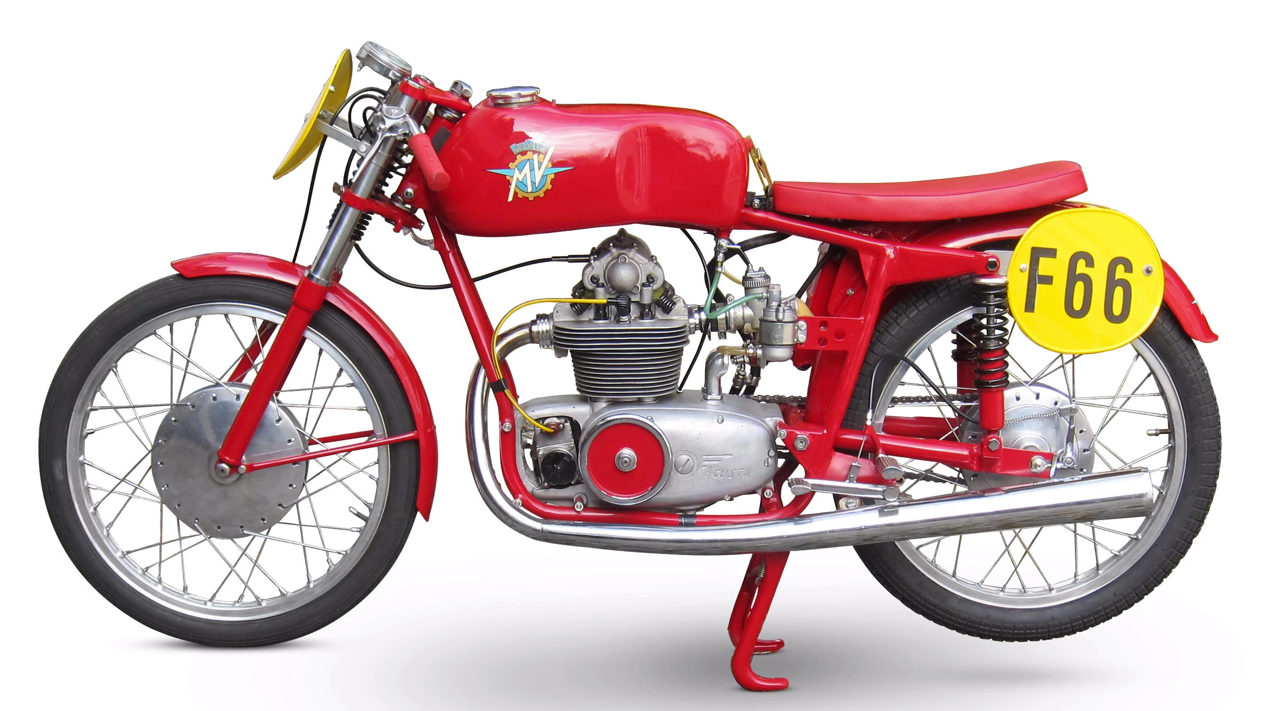 This 1953 MV Agusta 125 Monoalbero Racer was acquired from Giancarlo Morbidelli, founder of the eponymous motorcycle company and head of the Morbidelli Museum. Believed restored in the Morbidelli workshops, the machine runs very well and was last used in September 2014 at Dieburg. It is estimated to fetch £25,000 to £35,000 ($37,000 - 51,000)Auction Page