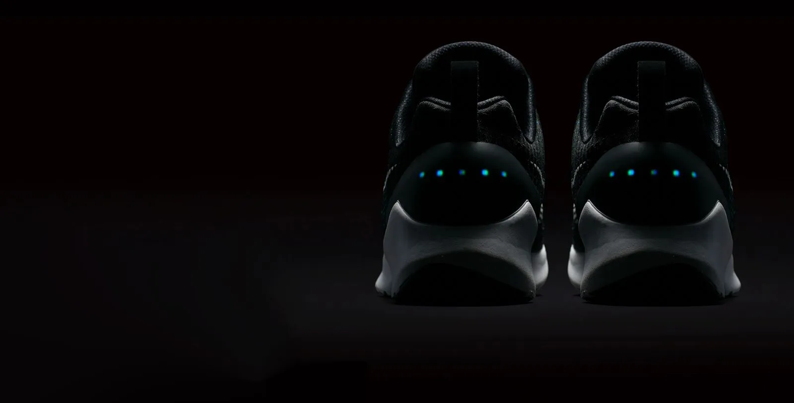 Nike's new HyperAdapt sneakers will light up in blue as they adjust their fit