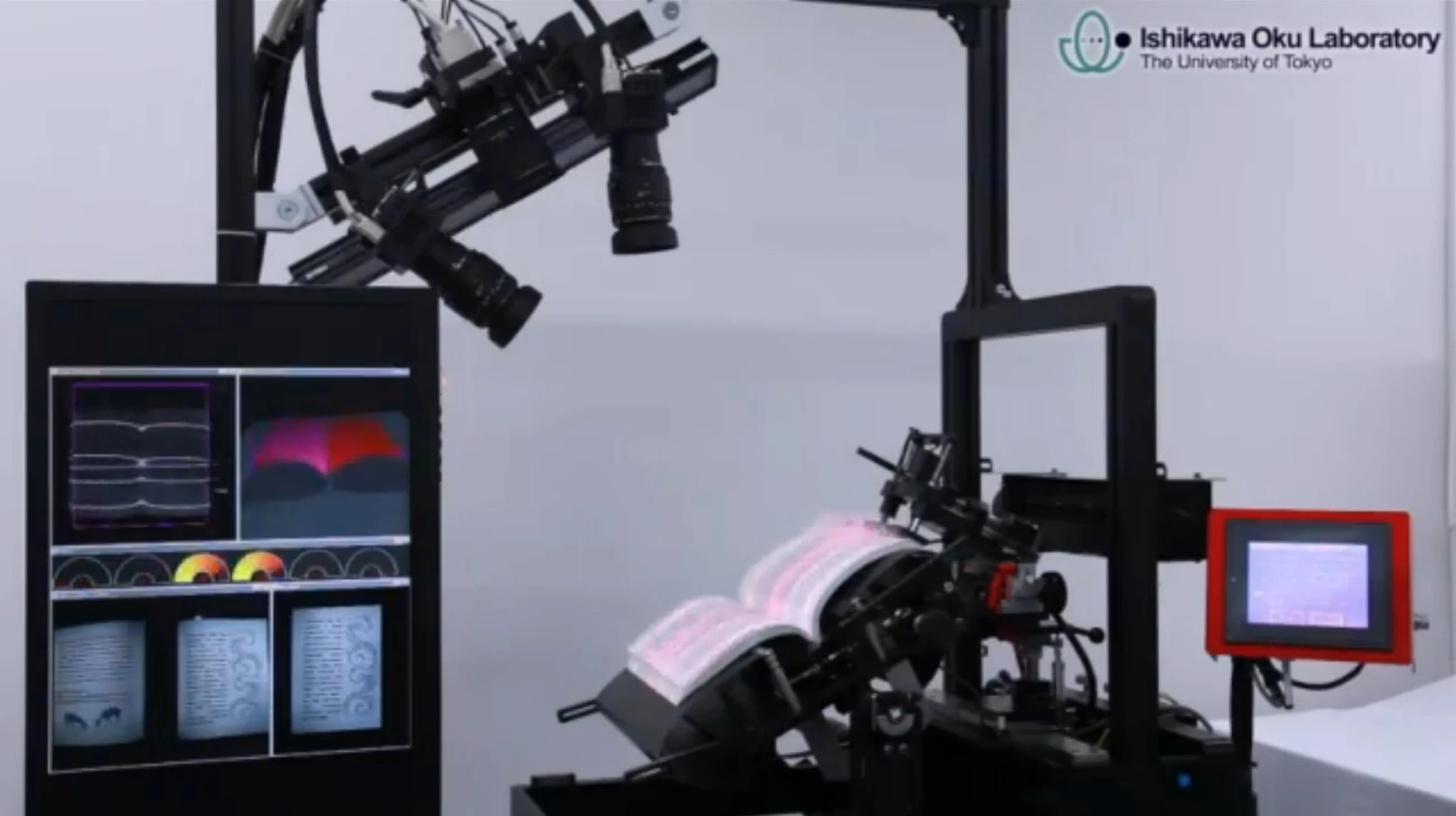 The Ishikawa Oku Laboratory robot book scanner