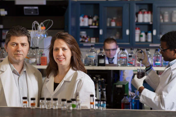 Research suggests that a simple saliva test may prove effective in detecting autism (Photo: Clarkson University)