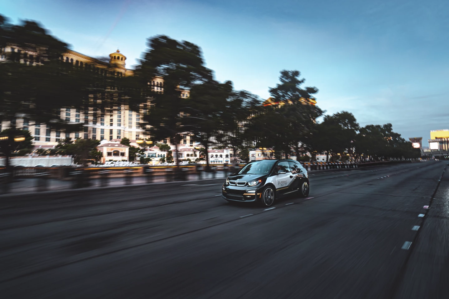 BMW is offering rides around Las Vegas in a fleet of i3 Urban Suites