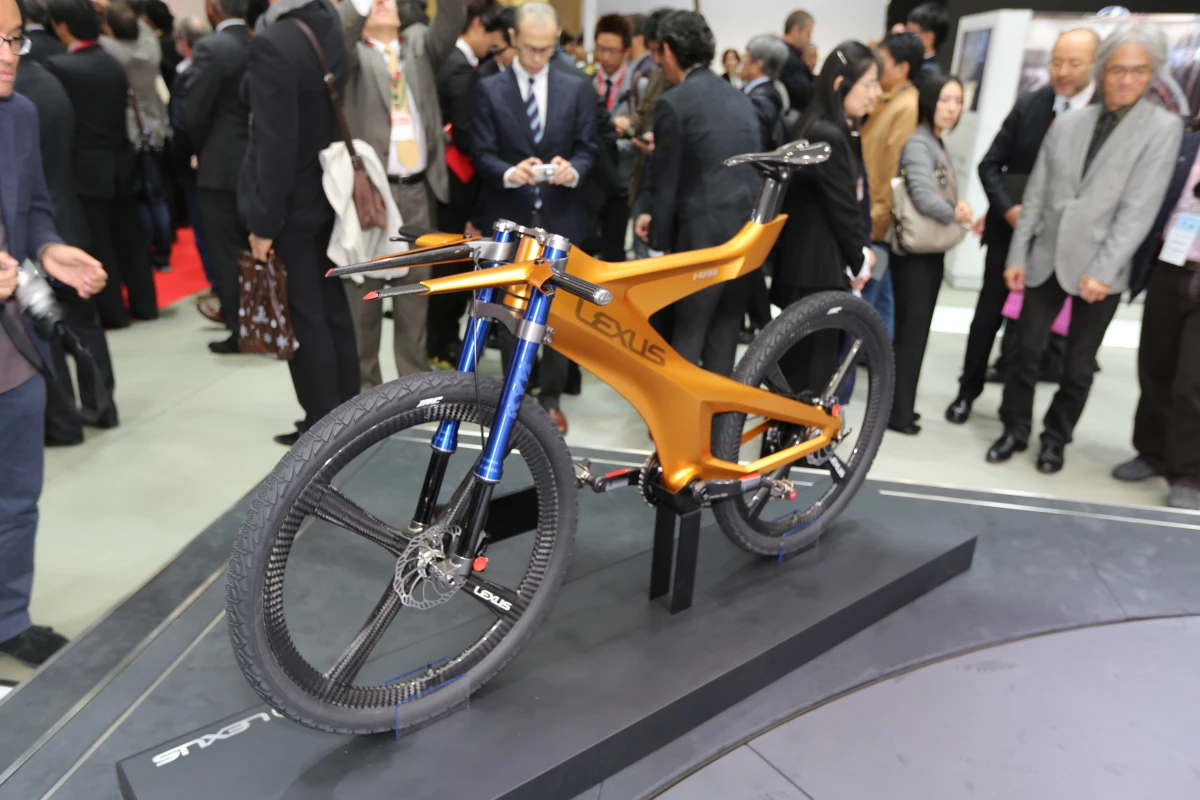 Toro! The Lexus NXB Concept mountain bike, at the Tokyo Motor Show