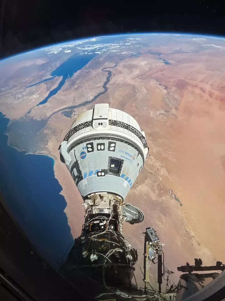 Starliner docked with the ISS