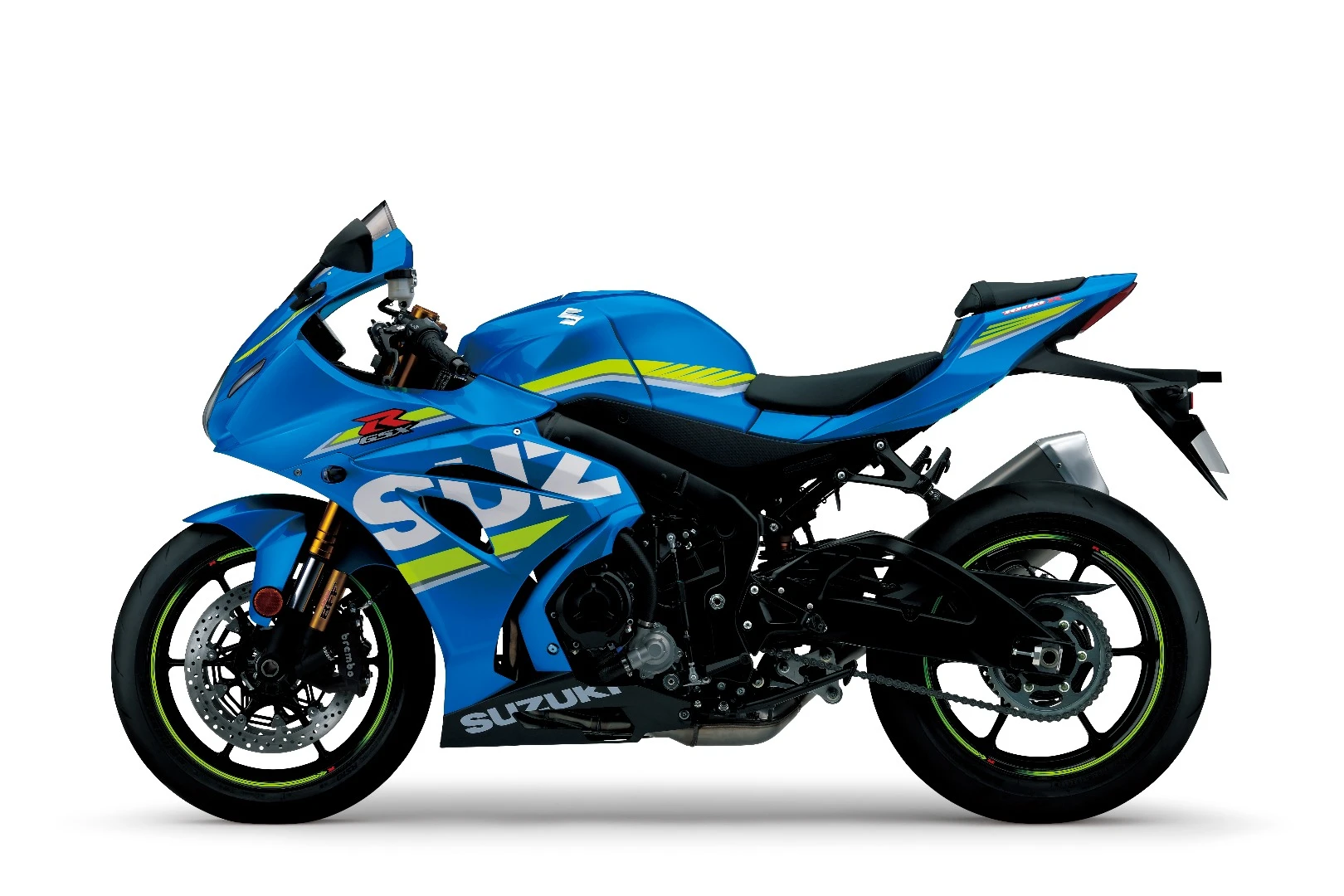 The 2017 Suzuki GSX-R1000R in Metallic Triton Blue color