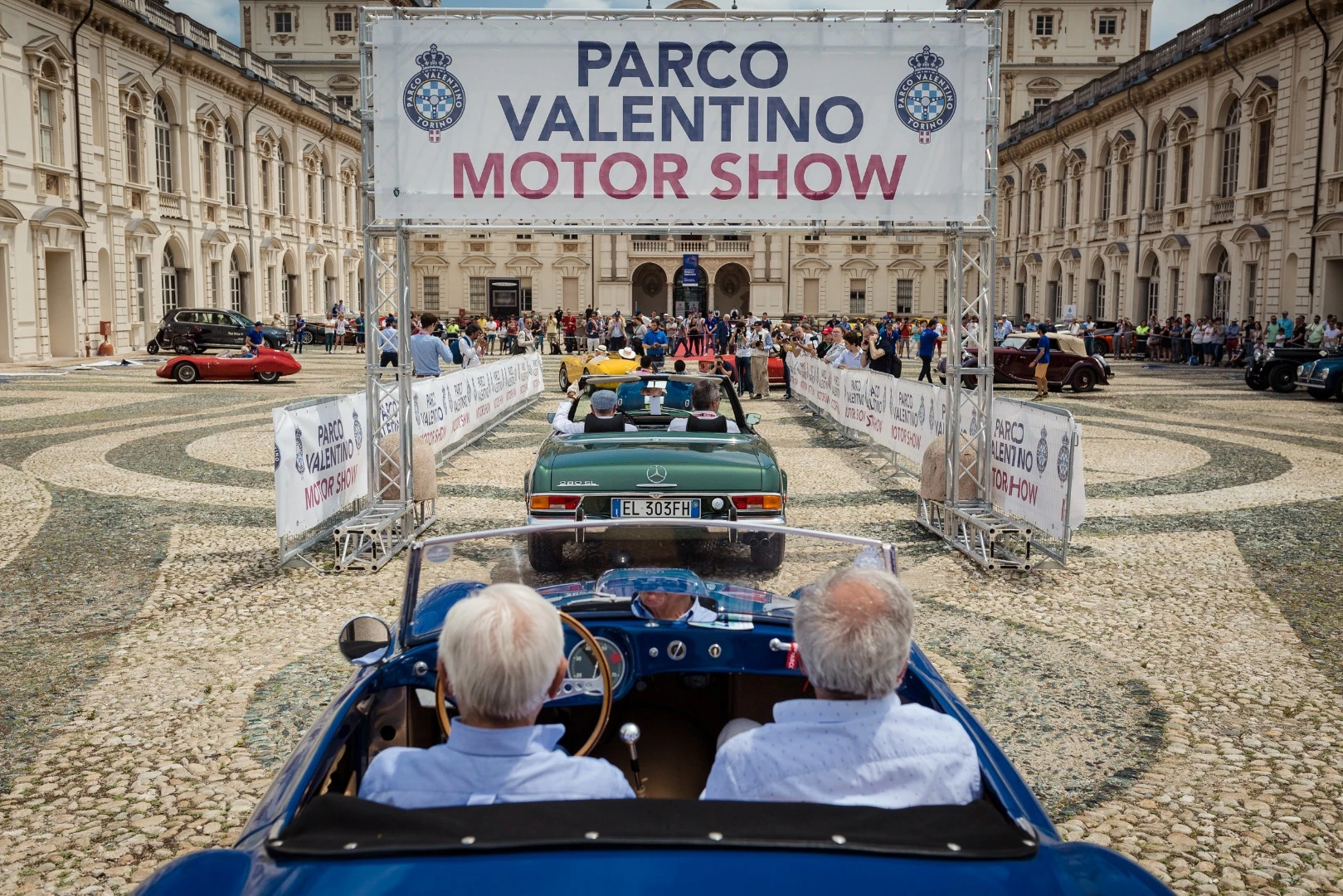 Contestants line up in Piazza Vittorio Veneto on the morning of Saturday June 22, 2019
