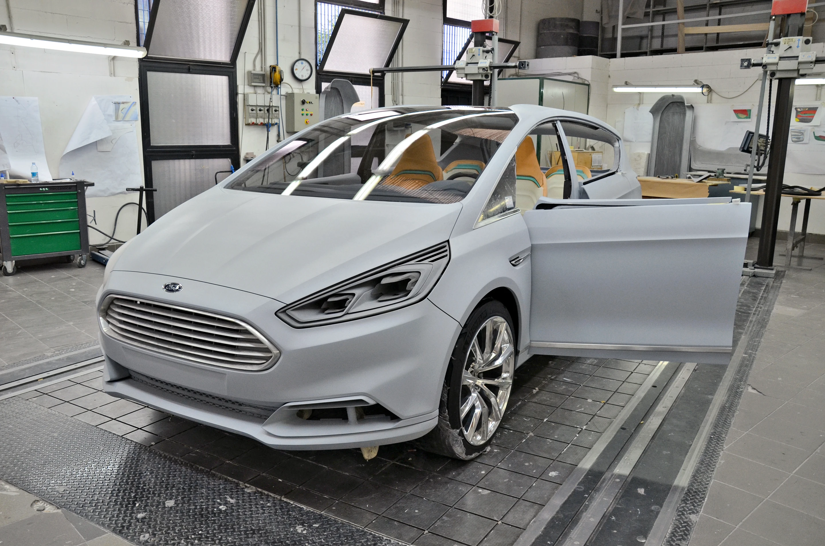 The Ford S-Max Concept before finishing