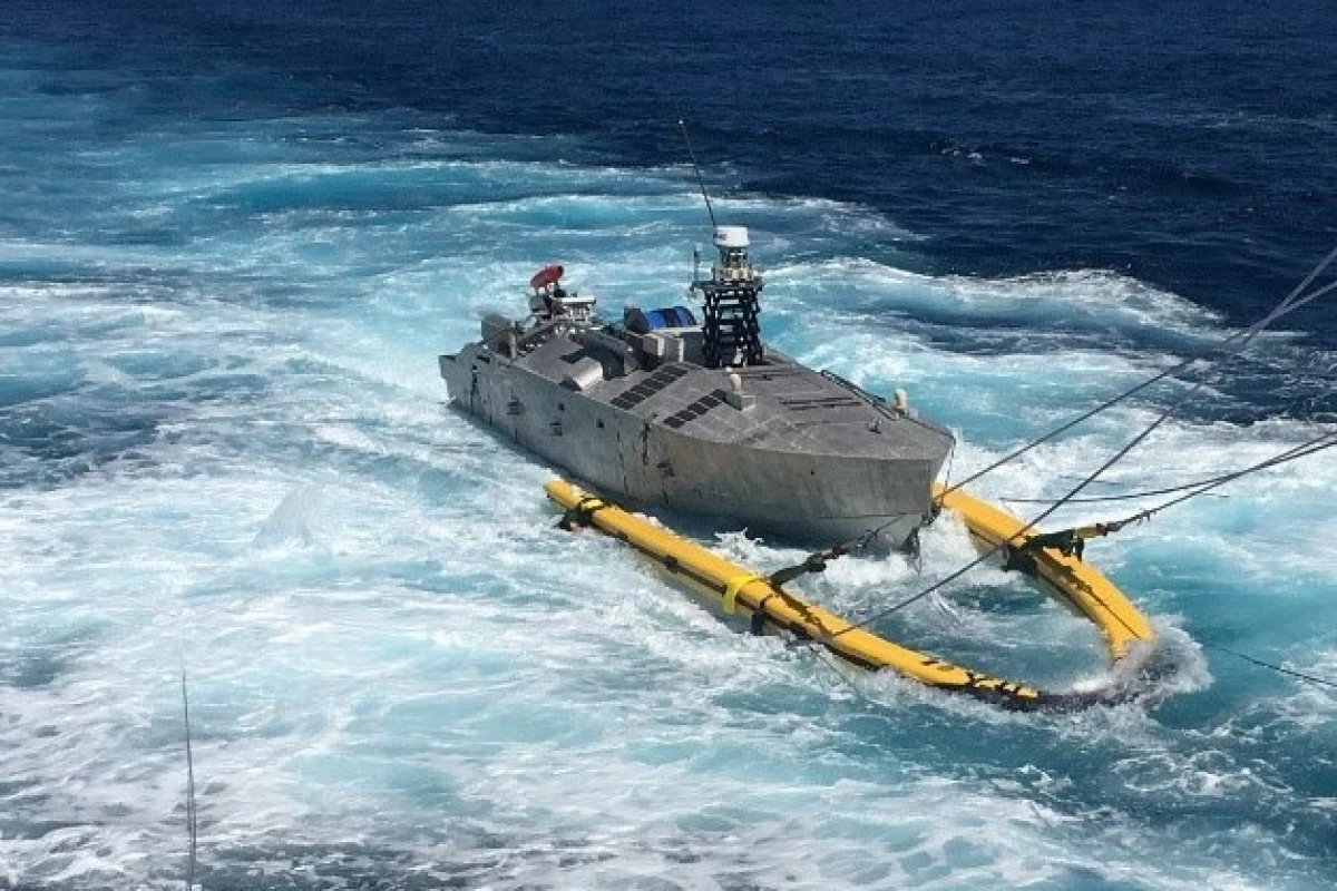 The UISS being recovered during trials