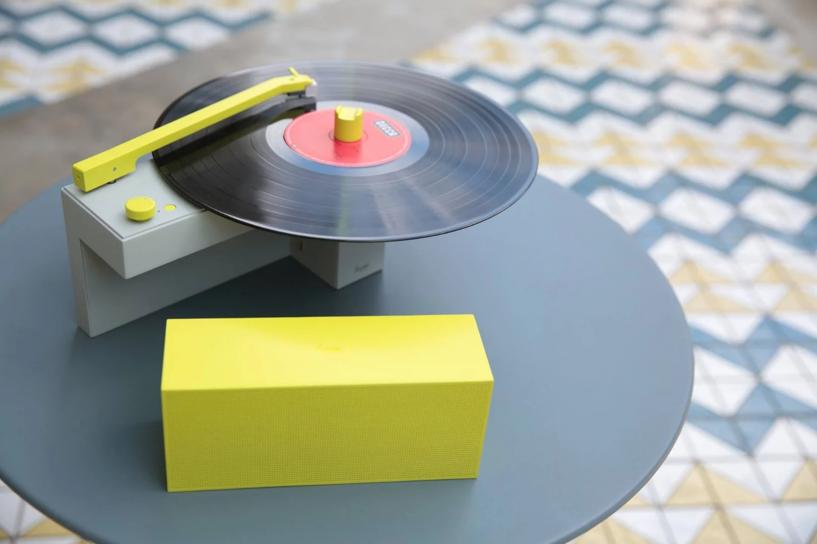 The Duo turntable/Bluetooth speaker all-in-one music system