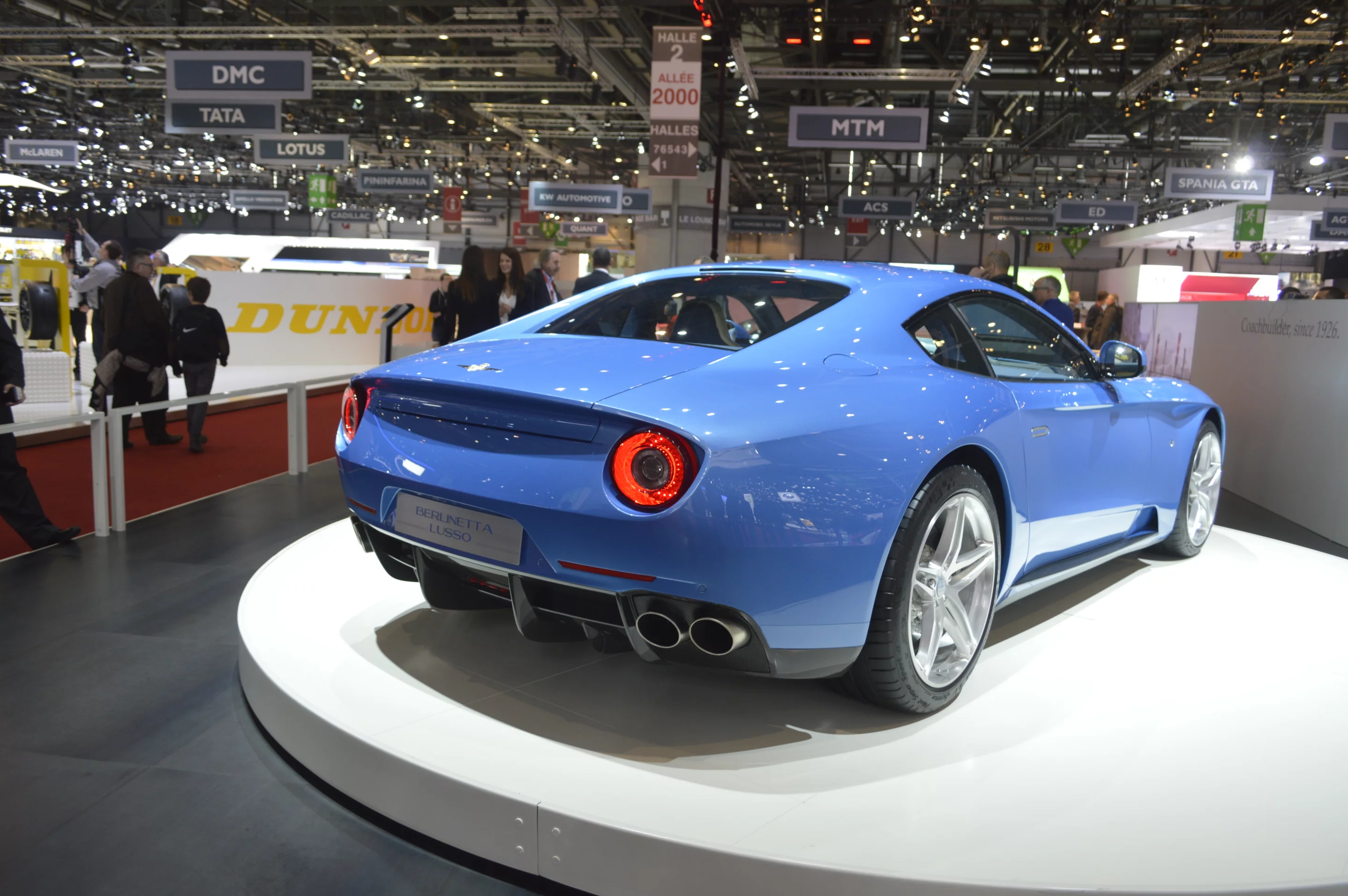 The rear 3/4 view of the Berlinetta Lusso by Touring (Photo: C.C. Weiss/Gizmag.com)