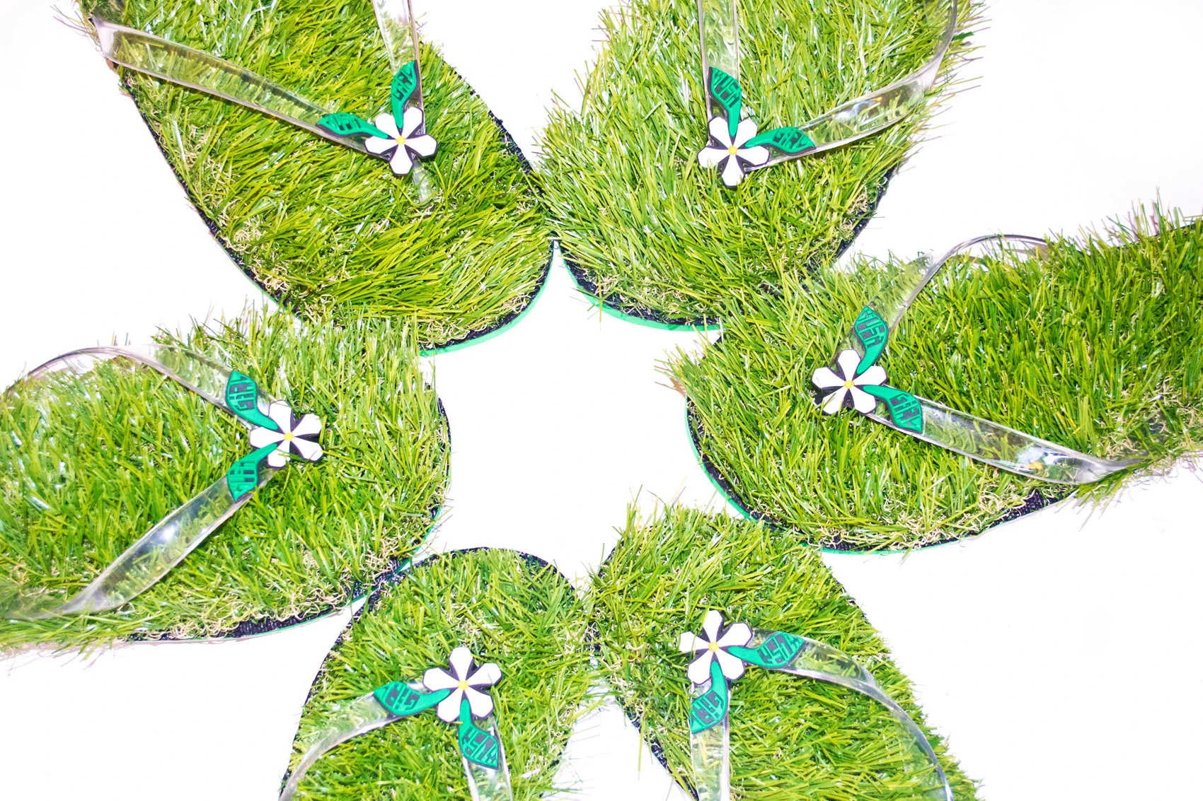 Kusa flip flops come in several styles and colors