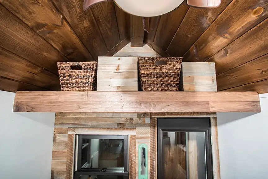 The Roving features a main sleeping loft and secondary storage loft