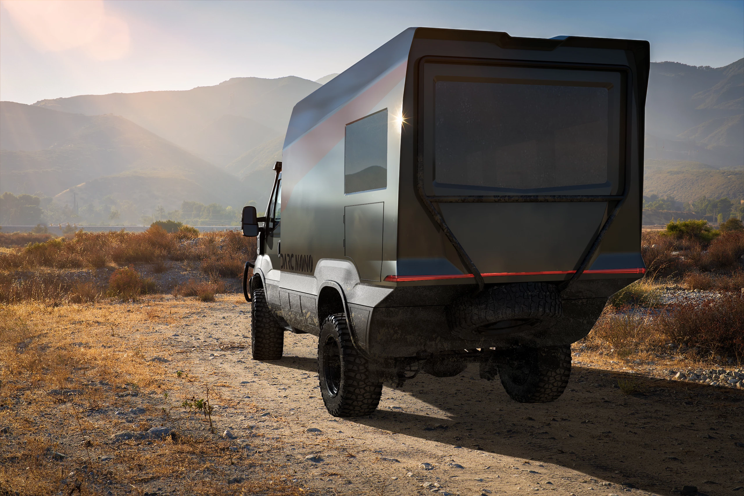 Dakar looked to the worlds of F1 and Dakar racing to help it sculpt and shape its carbon fiber motorhome