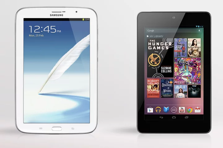 We compare the specs - and other features - of the Samsung Galaxy Note 8.0 and Google/Asus Nexus 7