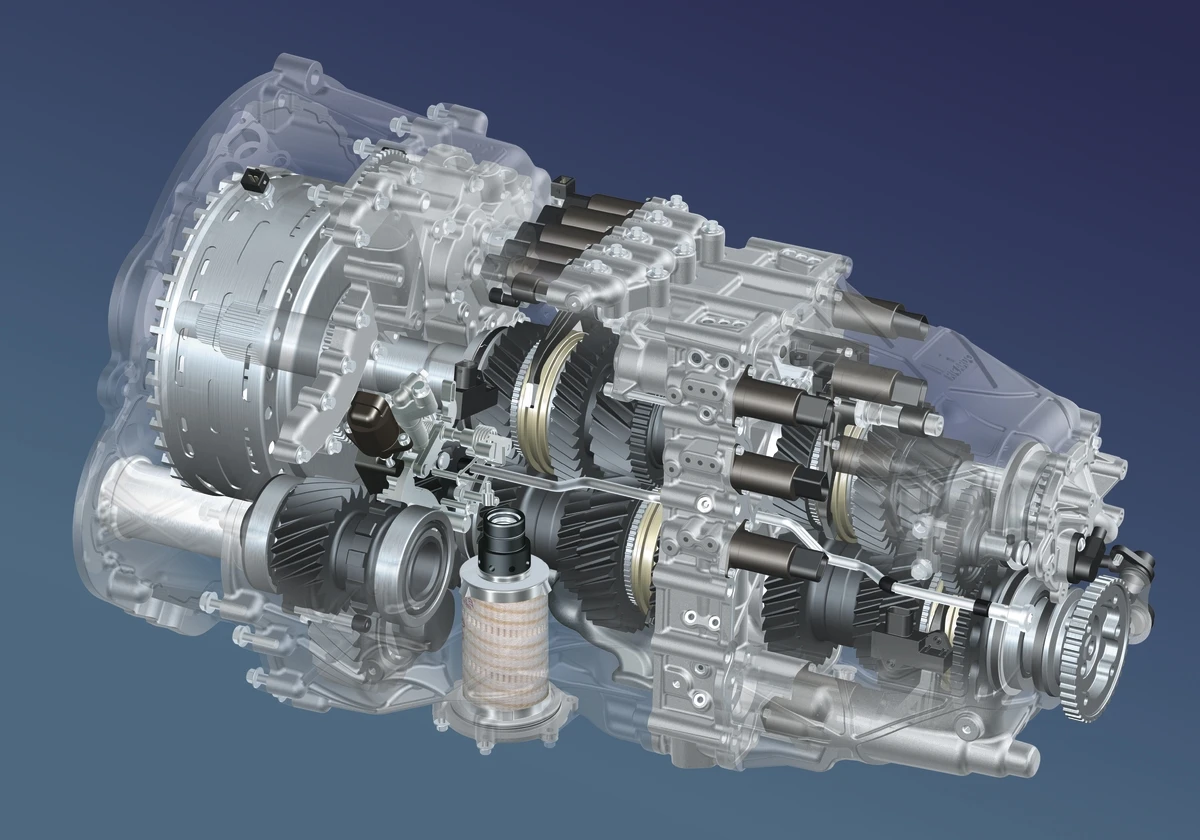 The Bugatti Veyron's seven-speed DSG gearbox