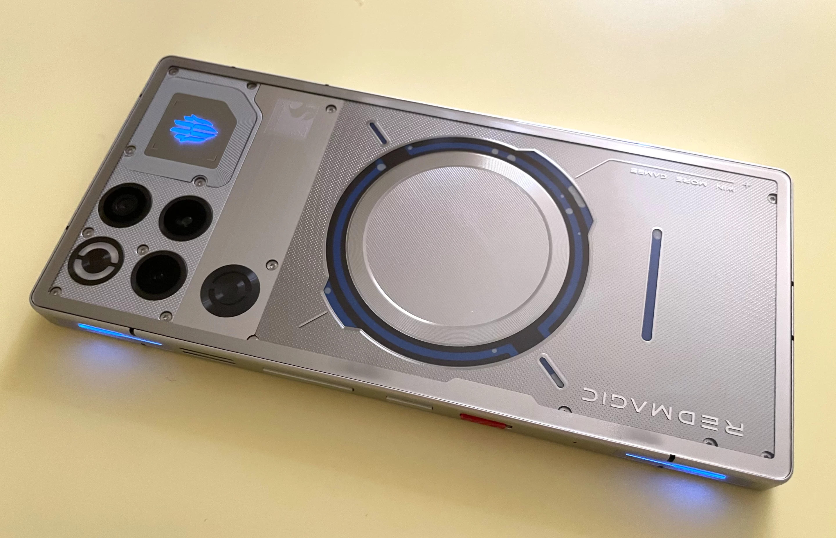 The lights are customizable - when powered up the liquid coolant flow resembles a lava lamp