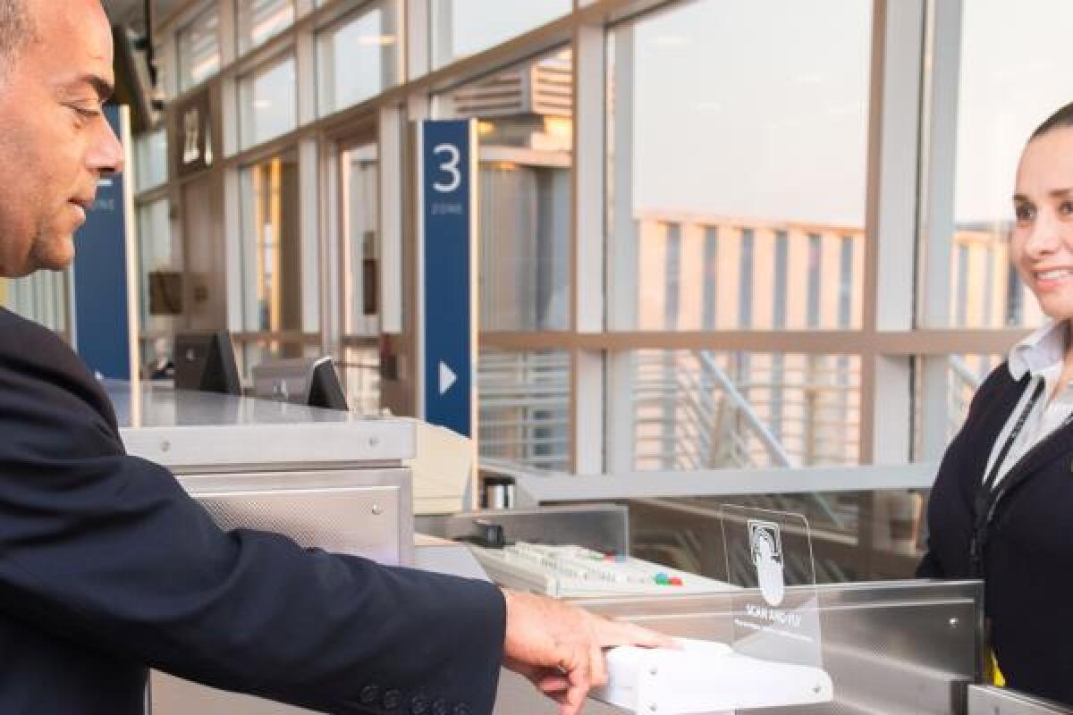 Delta allows passengers to board flights with a fingerprint