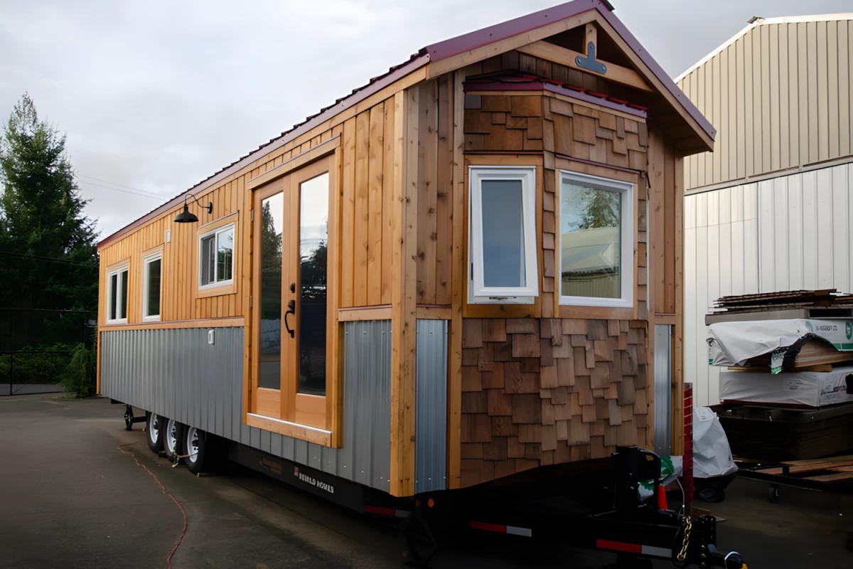 The Huckleberry, by Rewild Homes, is a remarkably spacious and comfortable tiny house for two