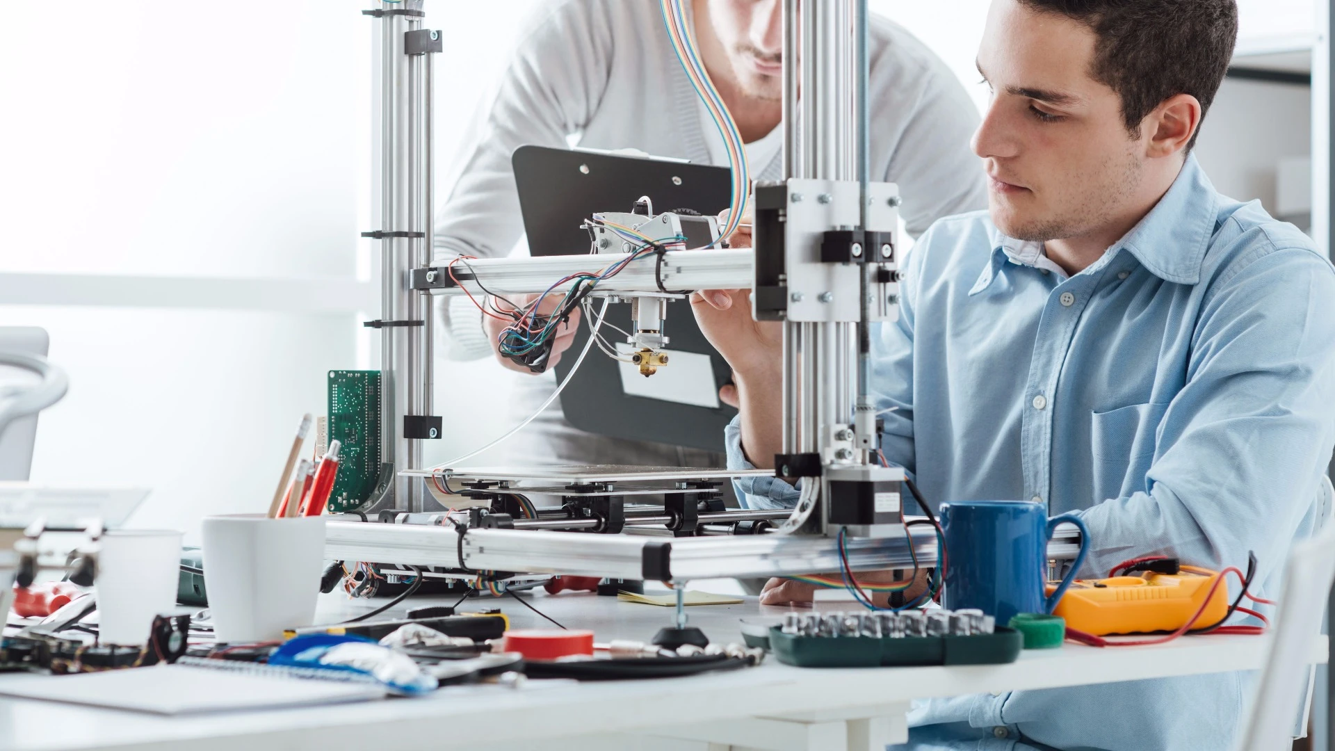 What previously took over an hour to print could now be created in just minutes thanks to a new 3D printer design from engineers at MIT (not pictured)