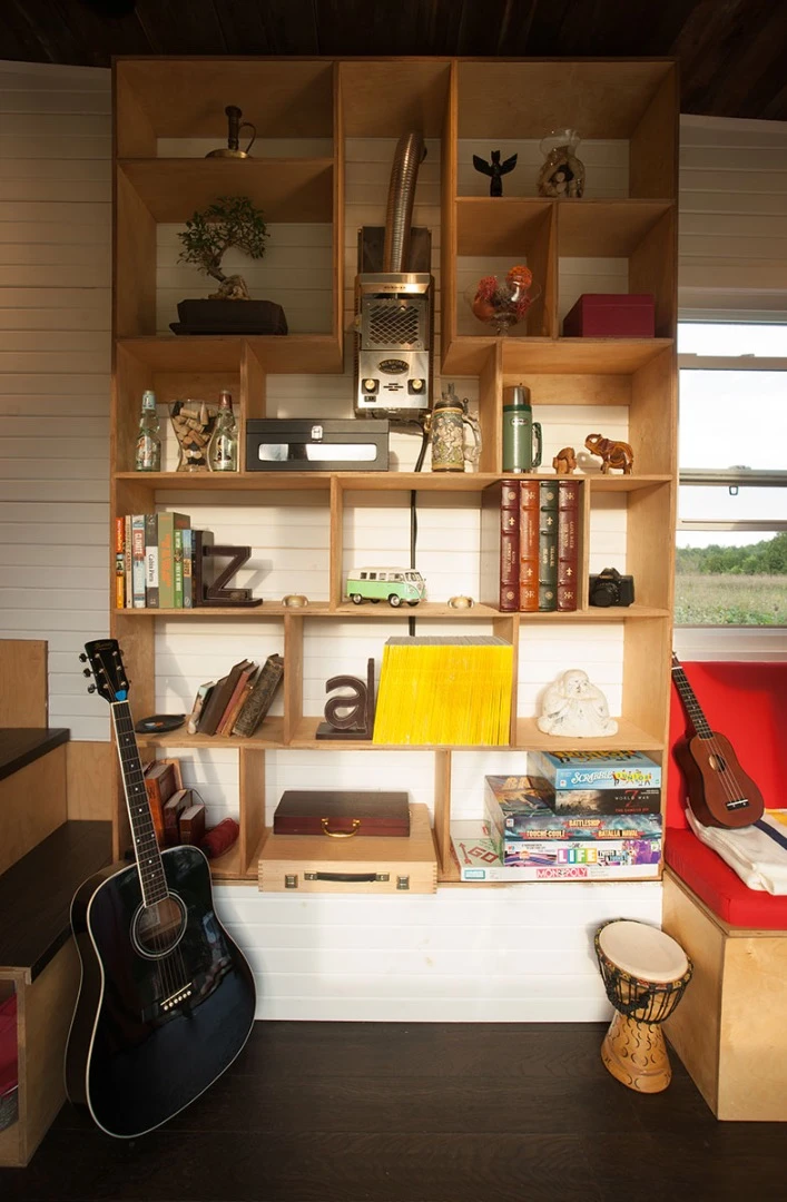 The Greenmoxie Tiny House appears to have plenty of storage space – always a concern in a tiny house
