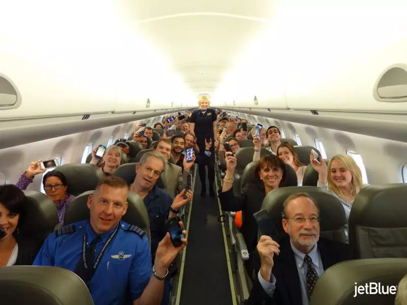 JetBlue flew the first flight under the new regulations (Photo: JetBlue)