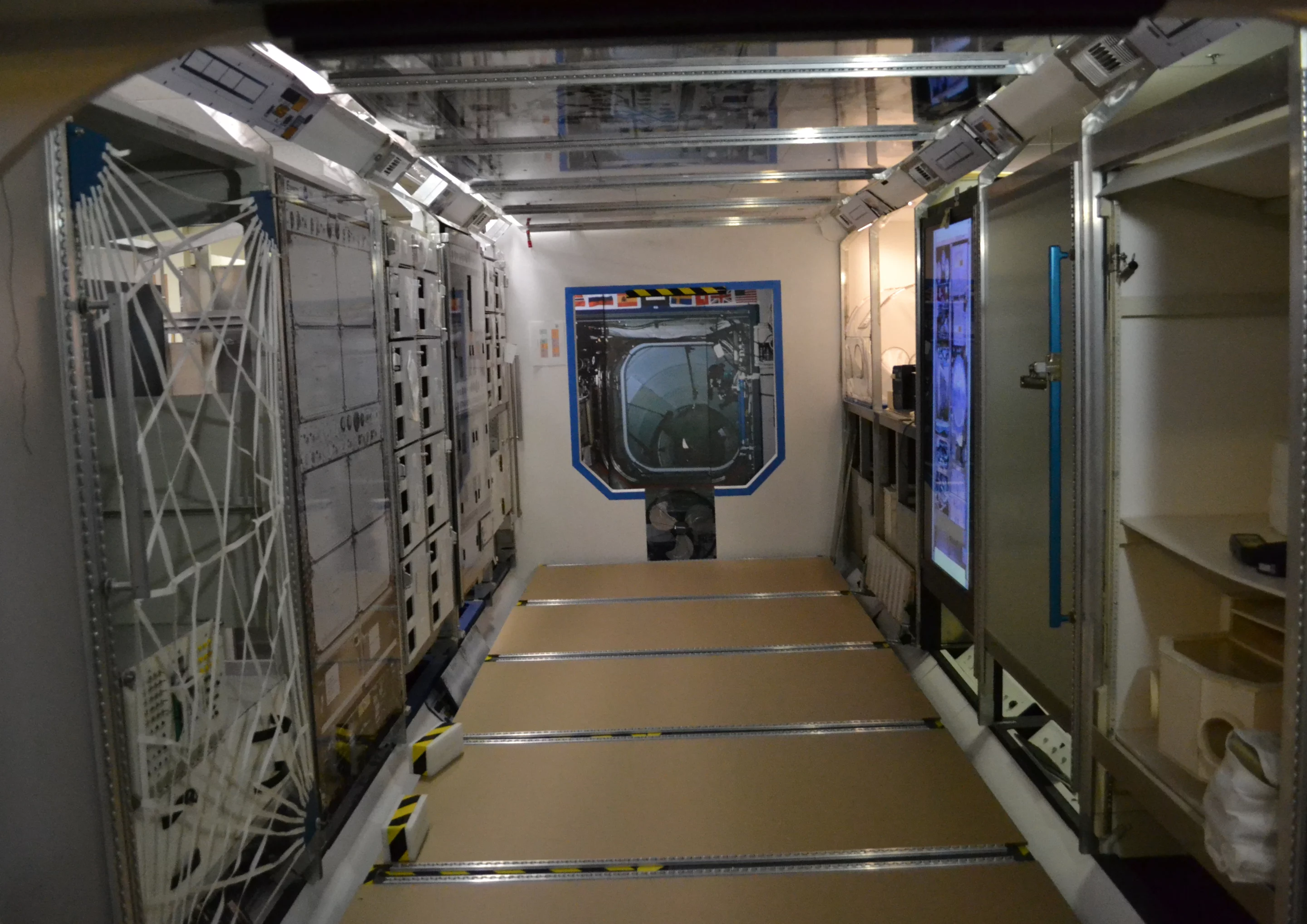 When empty, the ISS (or in this case a simulation module) doesn't seem so small