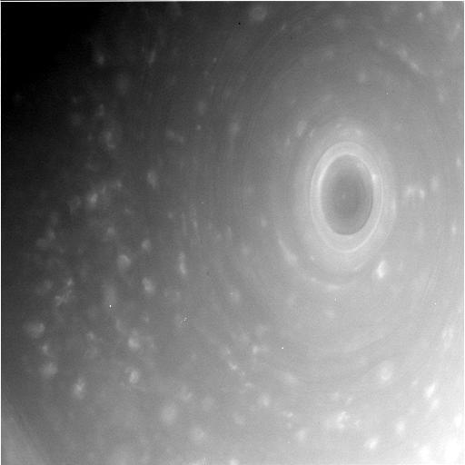 Image of Saturn's atmosphere captured on April 26