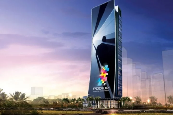 Rendering of the Podium tower