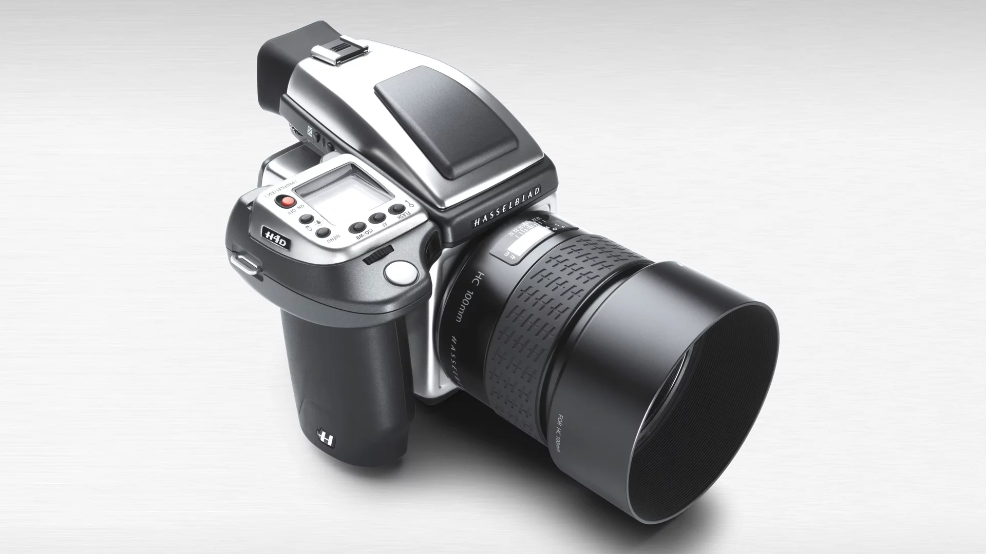The stainless steel H4D Hasselblad costs EUR1000 extra
