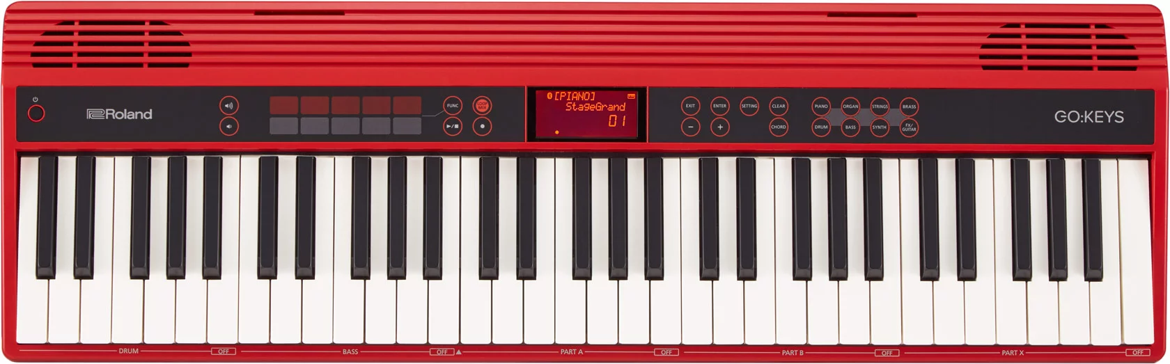 The Go:Keys from Roland has been designed for use by creative types who aren't versed in the art of playing notes or chords and can't read music score